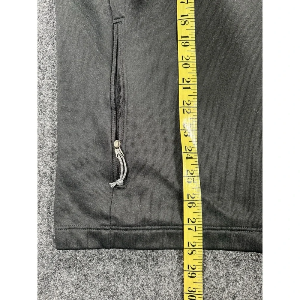 The North Face Full Zip Jacket Mens Large Black Fleece Lined Soft Shell